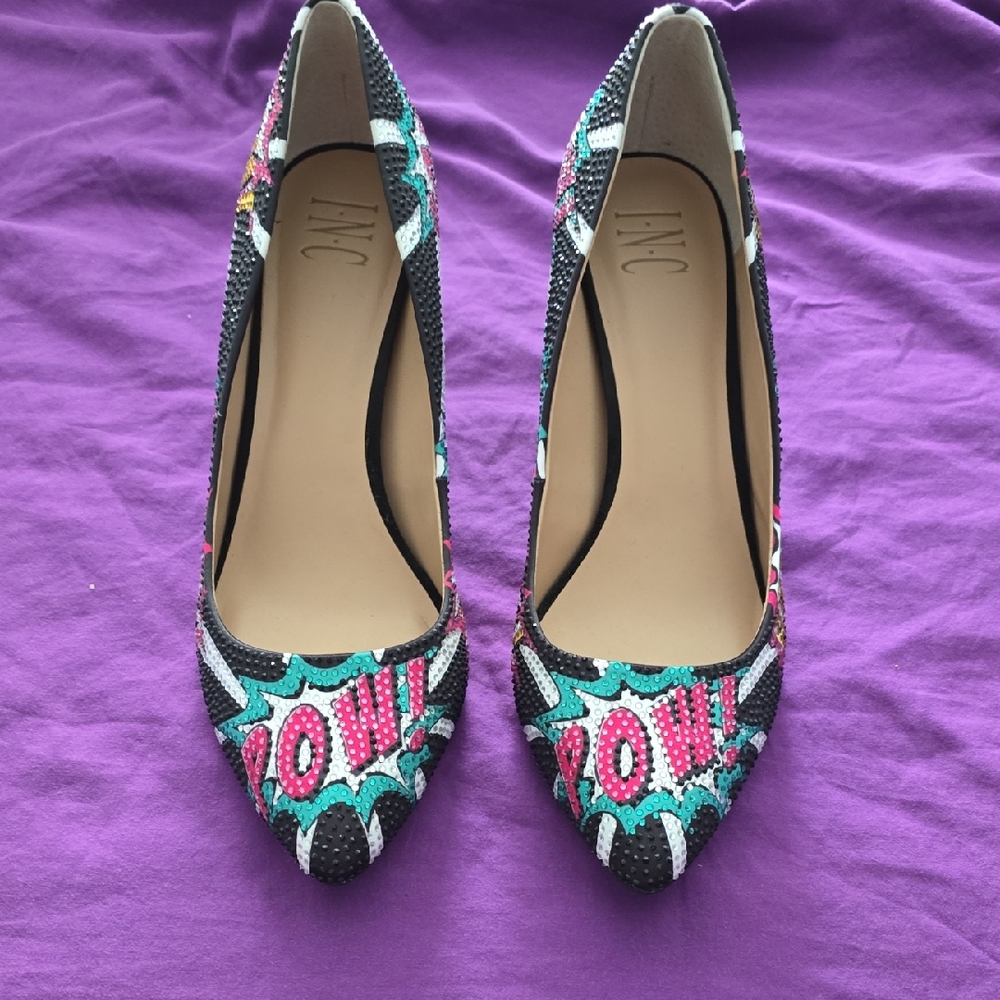 INC Comic Heels